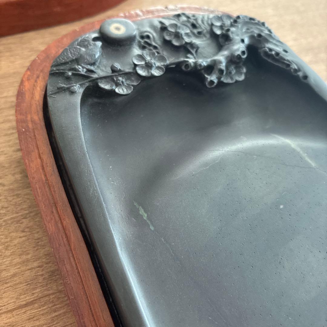 硯　すずり 端溪硯 書道用品 端渓硯　石眼