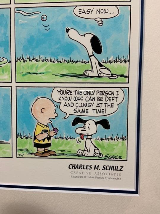 SNOOPY リトグラフ ピーナッツ 値下げ