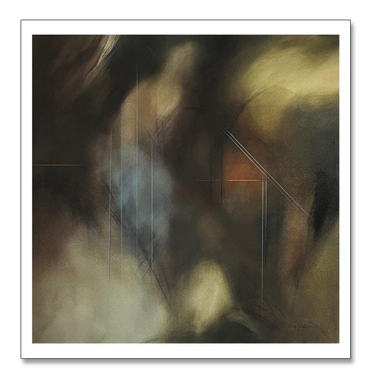 額装品/Oscuro veneciano 1984 フェルナンドゾベル/ポスター