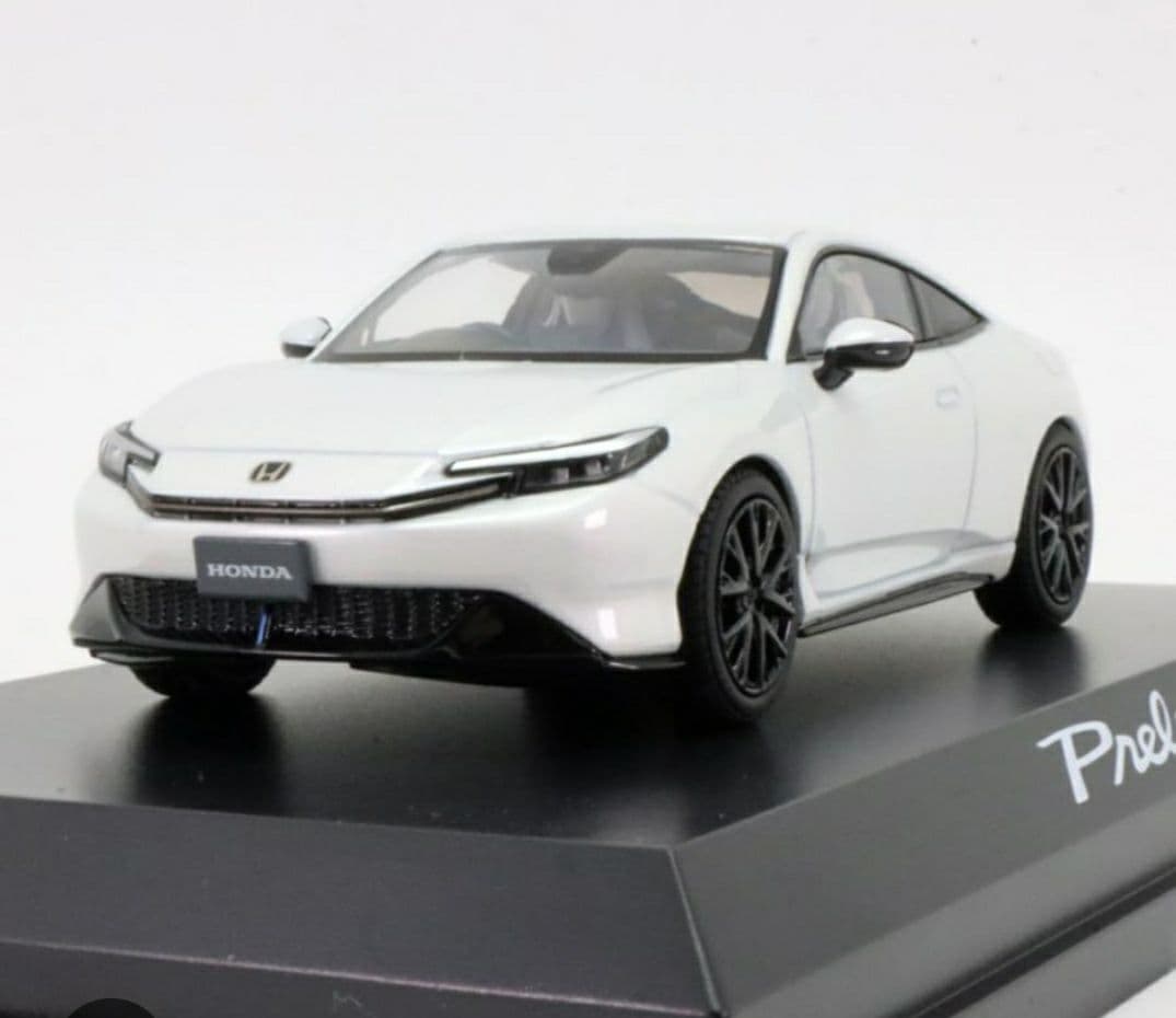 【新品未開封】HONDA プレリュード 1/43 ミニカー ホワイト非売品