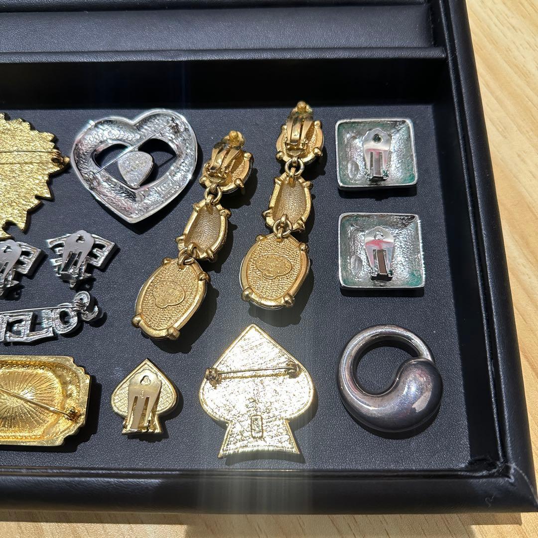 YSL イブサンローラン ブローチ イヤリング ヴィンテージ bb