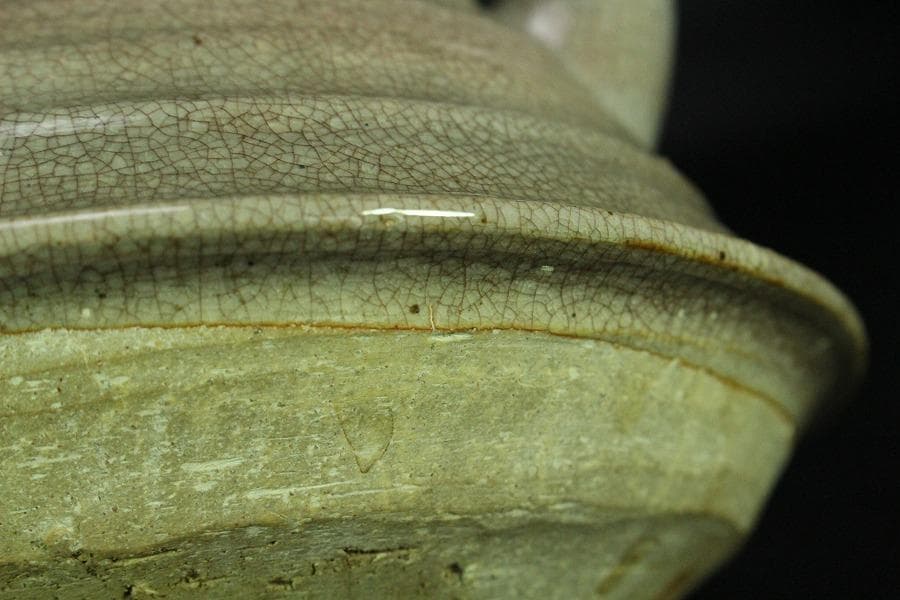 茶道具 九世 坂高麗左衛門 富士型 湯沸 萩焼 名門 窯元 共箱 K-XA867