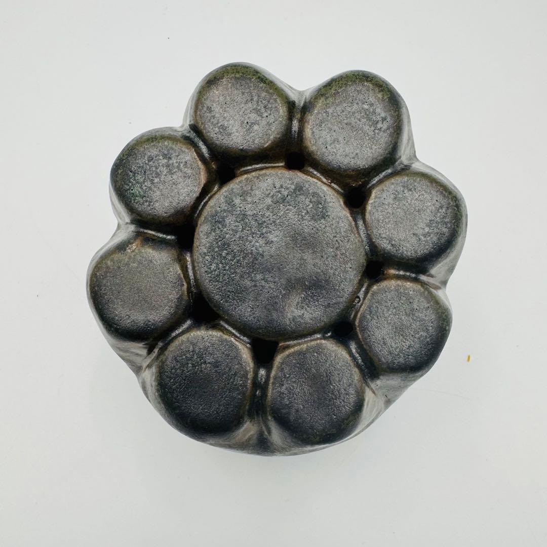 【五雲窯　前田喜代範　九曜紋瓦頭　香炉　共箱】骨董　アンティーク　インテリア