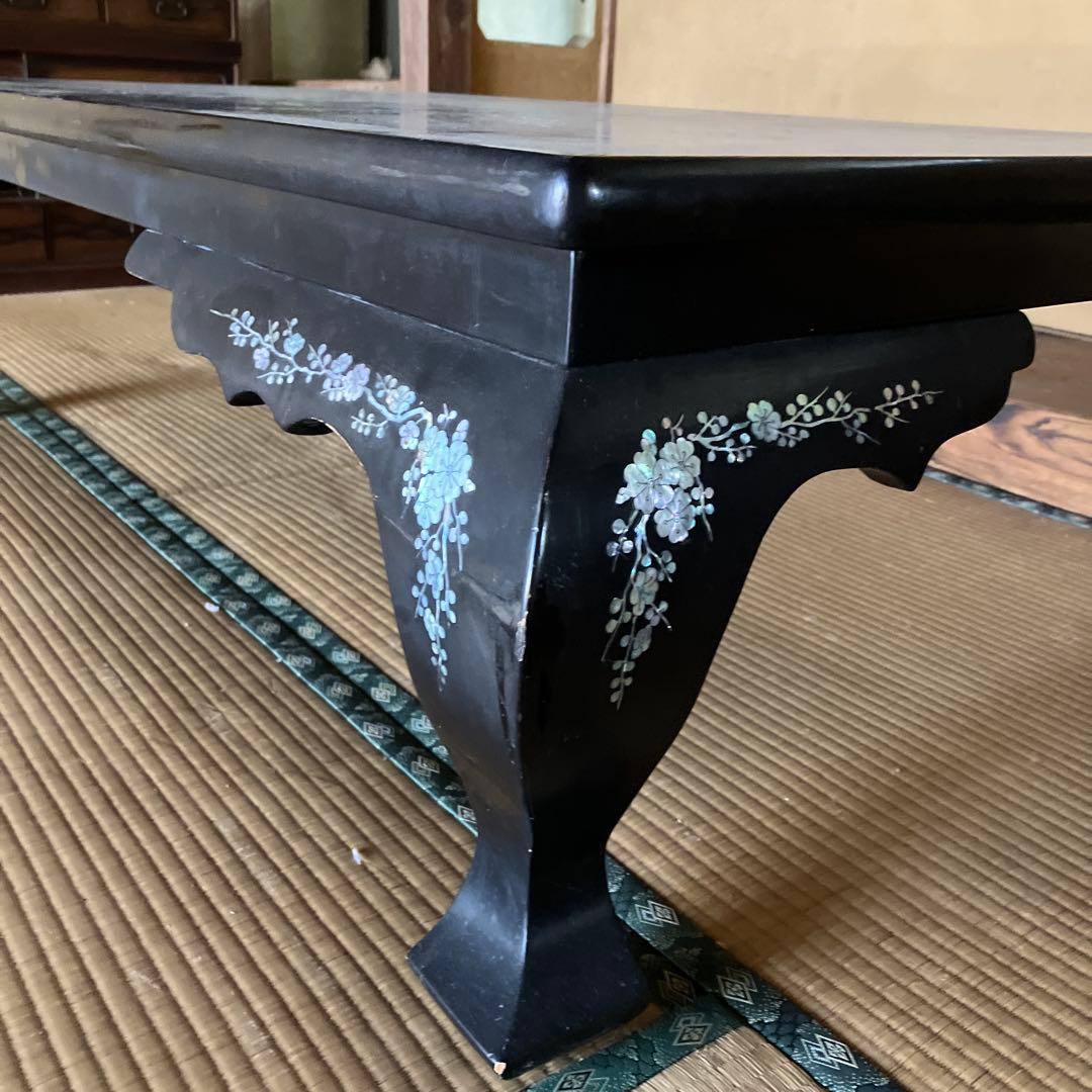 【TIさん専用です】螺鈿　テーブル　和風座卓 貝殻装飾