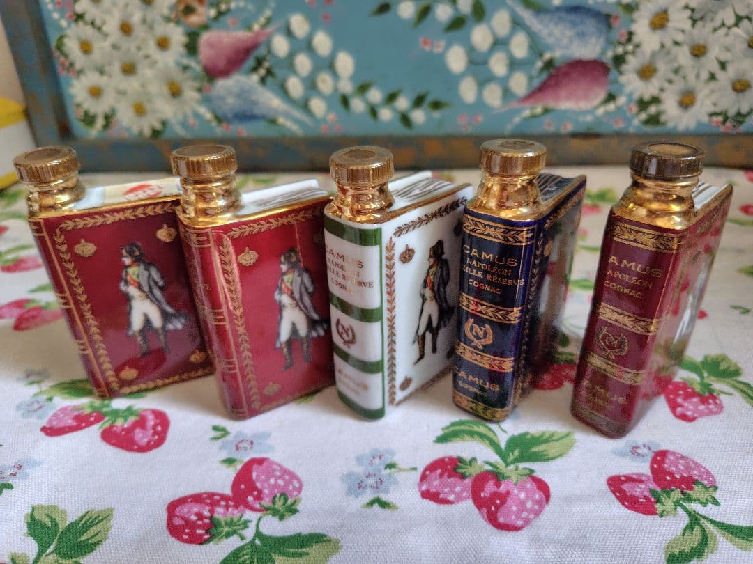 未開栓　ブランデー　カミュ　ブック　ナポレオン　ミニチュア　5本セット　50ml