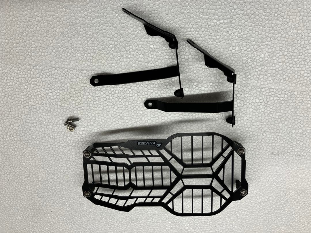 BMW R1250GSA用　クイックリリースヘッドライトプロテクター(ブラック)