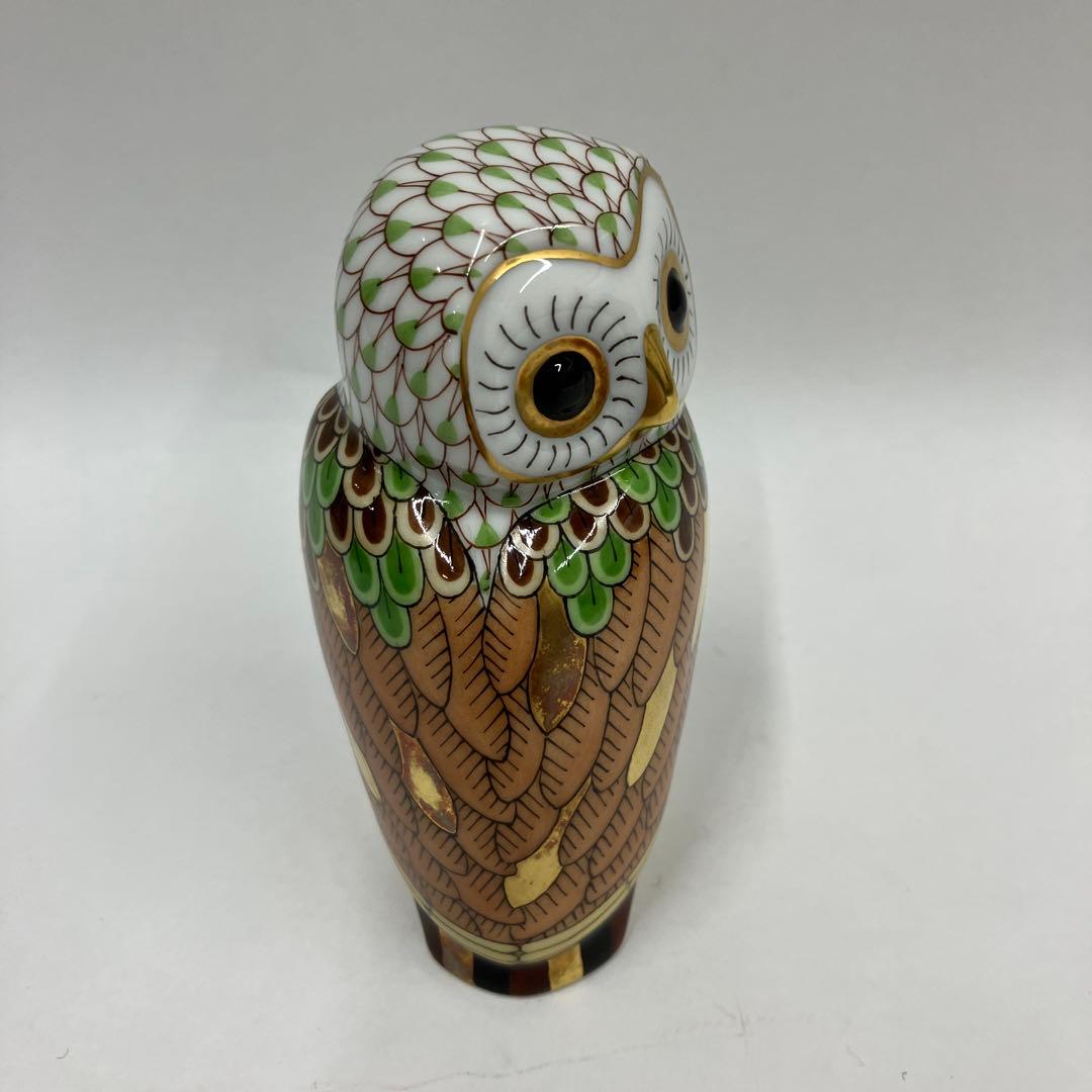 ヘレンド オウル 世界のフクロウ 箱　ウッドランド 限定3000体 2桁