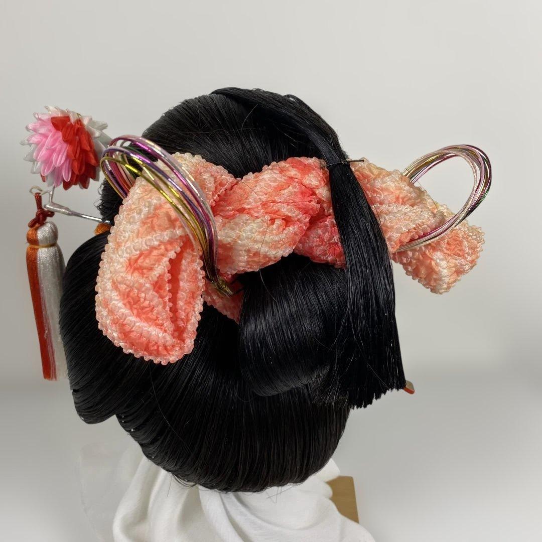 5026■日本髪 かつら 人形用 島田髷系統 雄鴛鴦 日本人形 和装飾り
