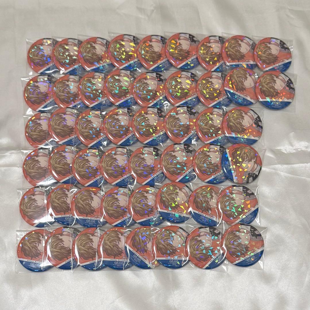 パラライ 四季 缶バッジ Birthday