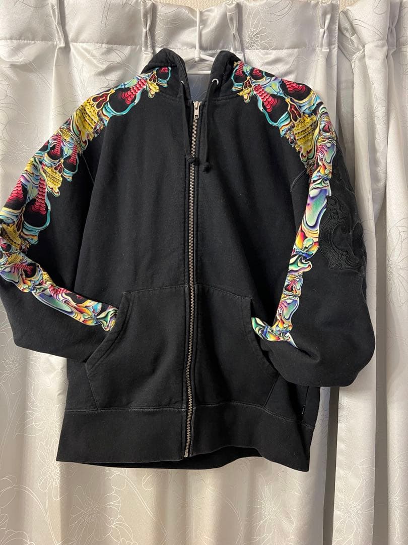 希少 Supreme Skulls Zip Up Hooded ジップ　パーカー