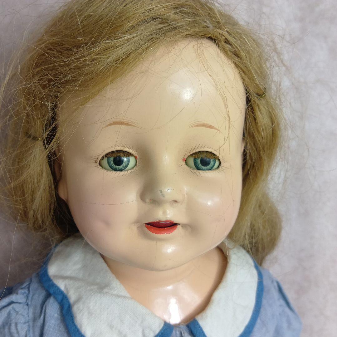 ♥大きく大人しげなヴィンテージ　コンポジションドール♥