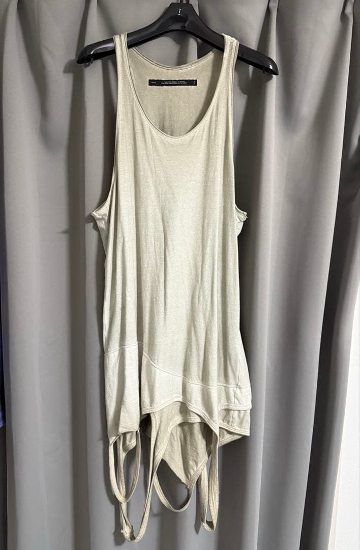 ユリウス レイヤードタンクトップ 877CUM5 ガスマスク drkshdw