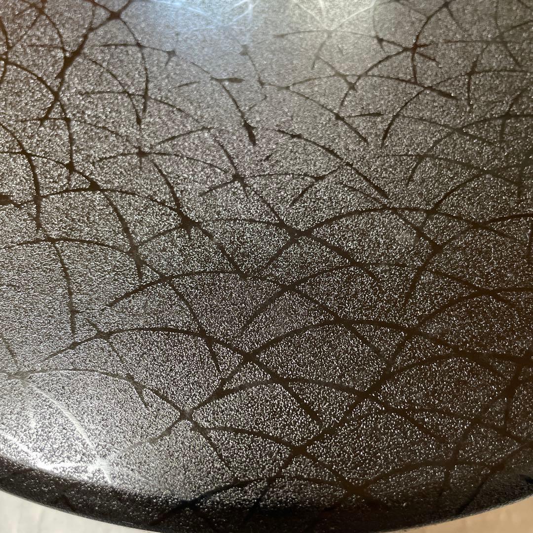 高級津軽塗り紋紗塗　木製茶櫃セット　ススキ模様