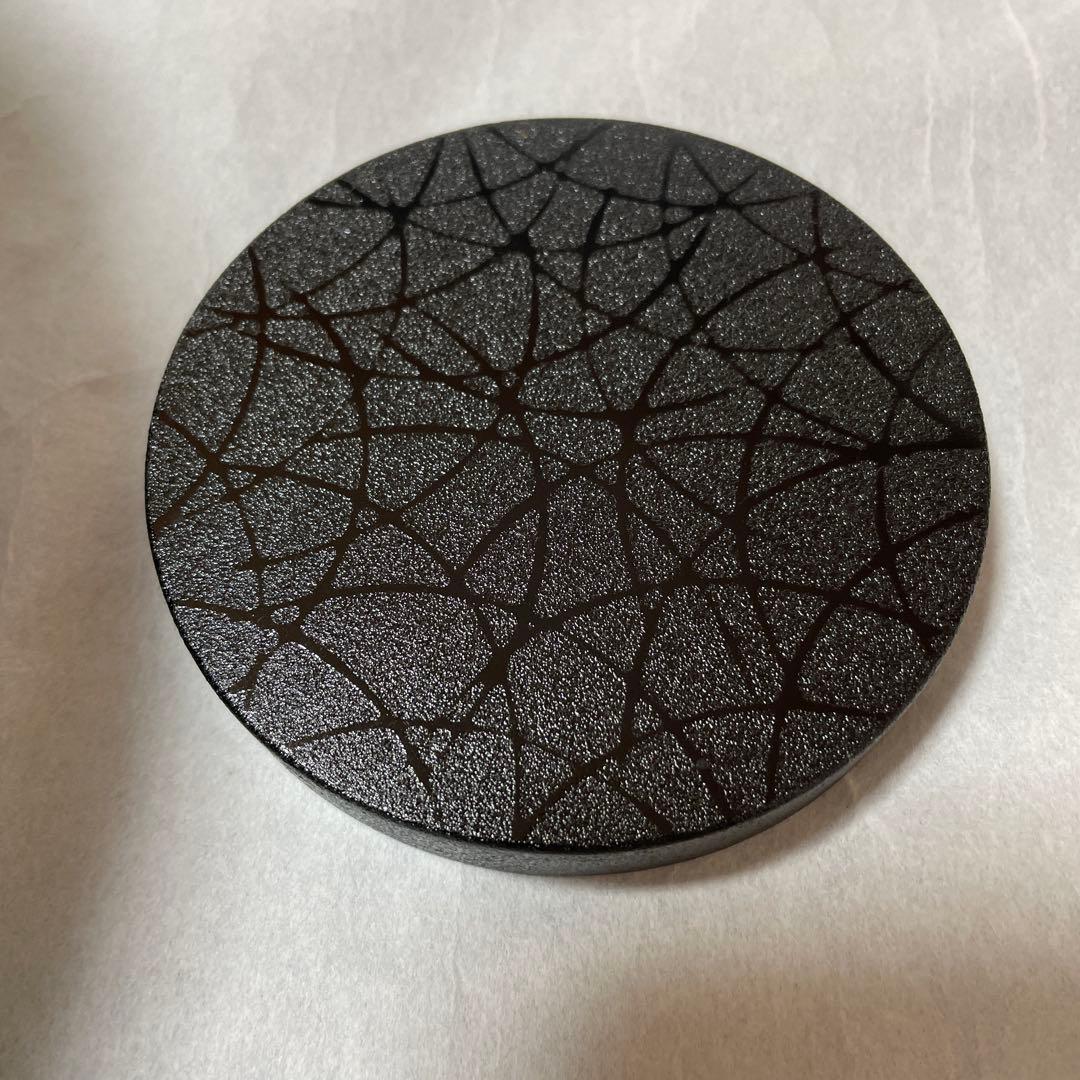 高級津軽塗り紋紗塗　木製茶櫃セット　ススキ模様