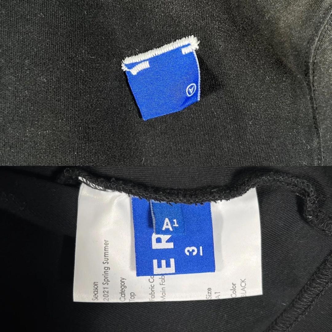 ADER ERRAR アーダーエラー 半袖 Tシャツ A1 M相当 ブラック