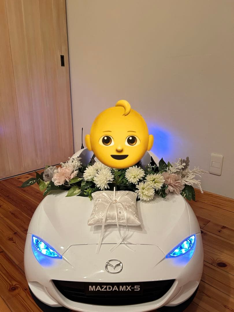 電動乗用ラジコンカー　結婚式　リングガール　リングボーイ　マツダUSロードスター