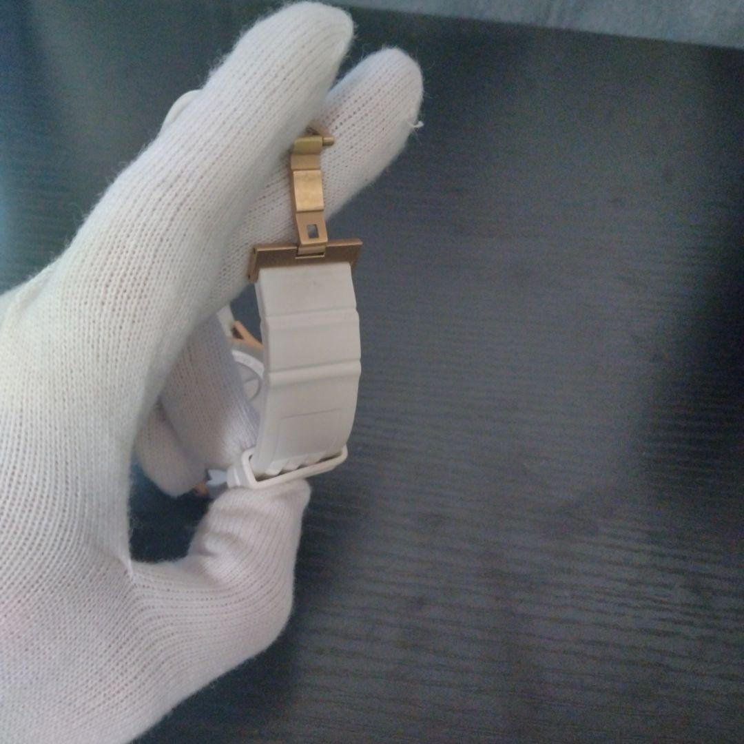 【希少100本】EDOXクロノオフショア 白ラバー×ゴールド×ブルー