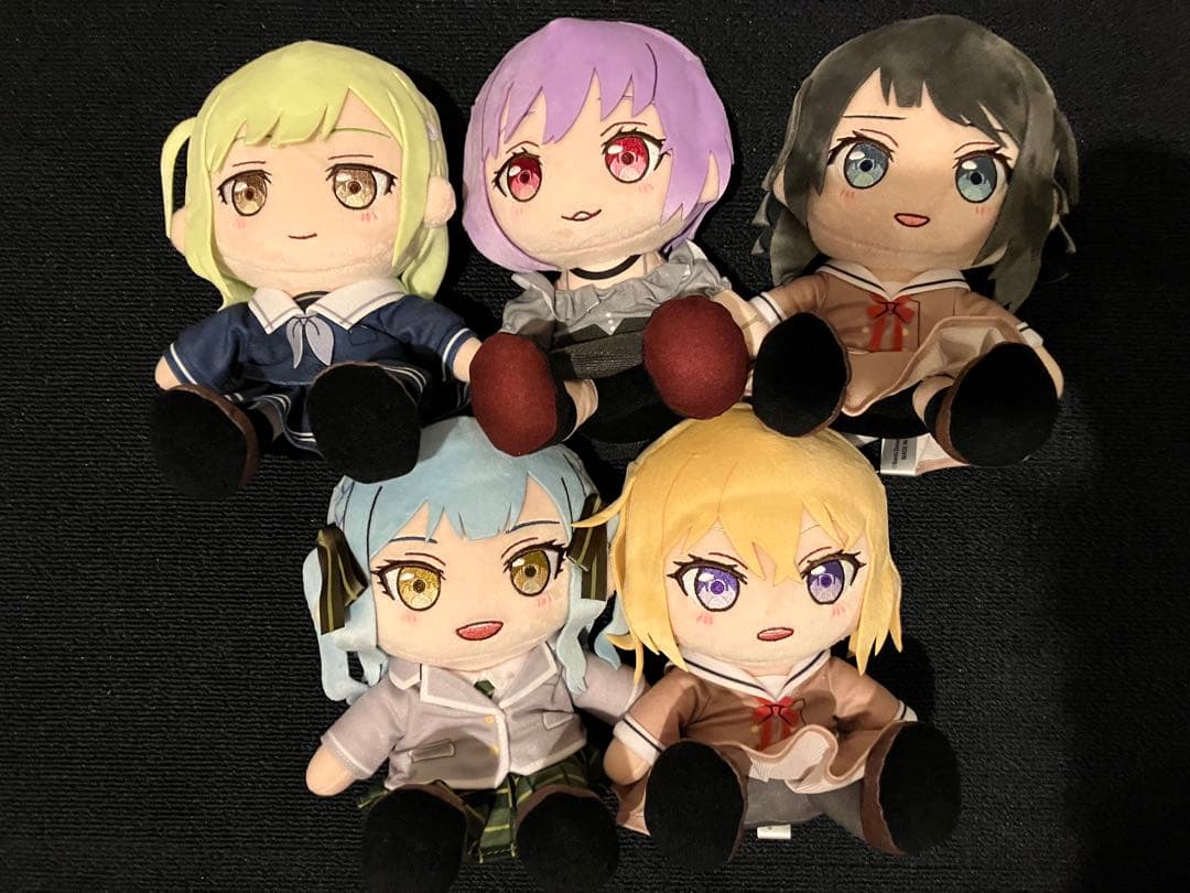 グッスマ　バンドリ　AveMujica ぬいぐるみ 制服ver 5点セット