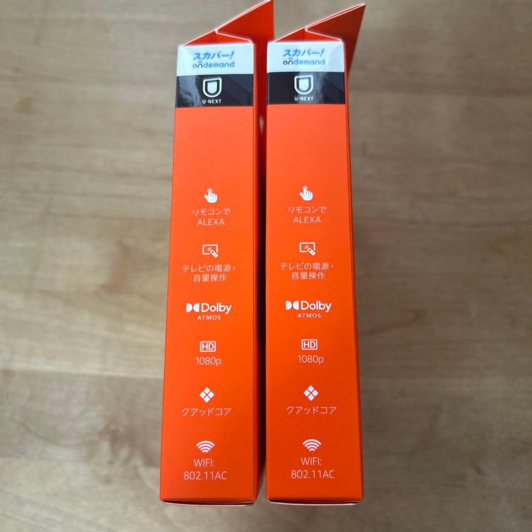 【新品】AmazonFireTVStick Alexa対応音声認識リモコン付2個