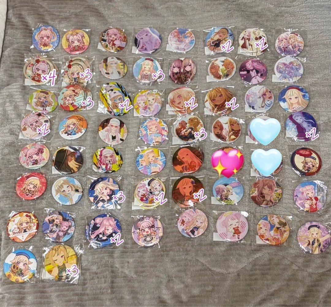 ヒメヒナ新春ガチャ2024,2025缶バッジ バラ売り◎