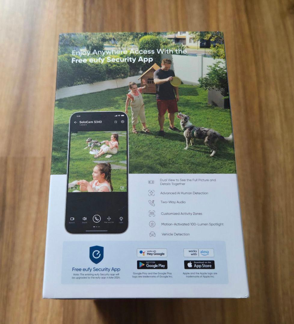 【新品未使用】Anker防犯カメラeufySecuritySoloCamS340