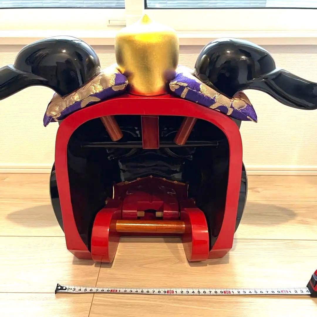 .【大ぶり】獅子舞　獅子頭　木彫魔除け　祭　置物　古美術　神楽 木製 木彫 正月