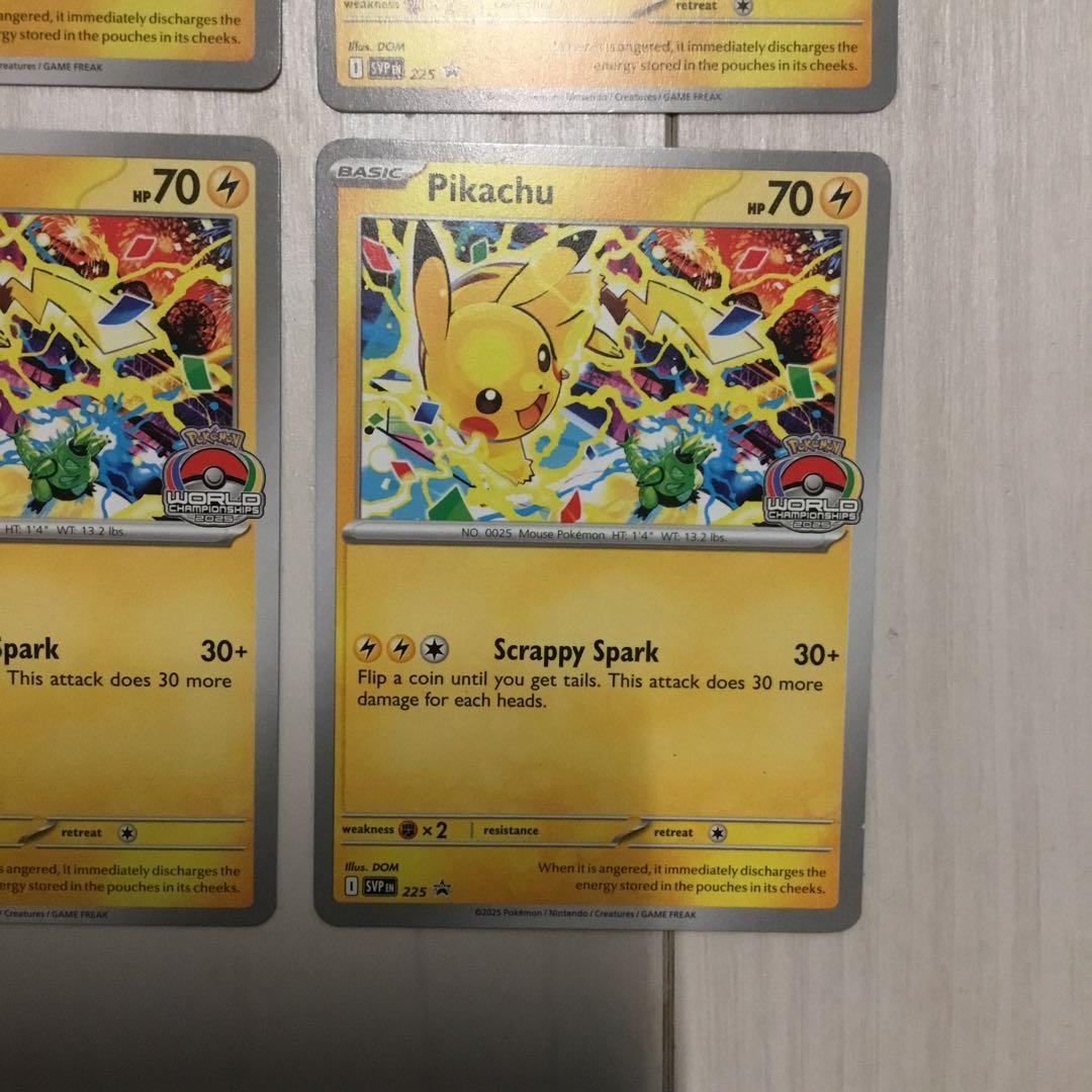 ピカチュウ P [SVP EN 225]【英語版】　6枚セット