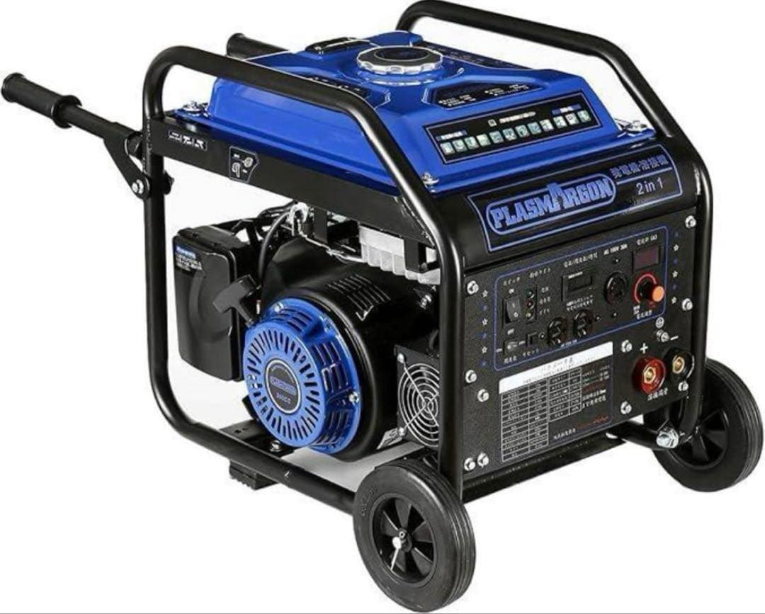 エンジン溶接機 100V定格出力2.0kVA/2.2kVA AC出力過負荷保護