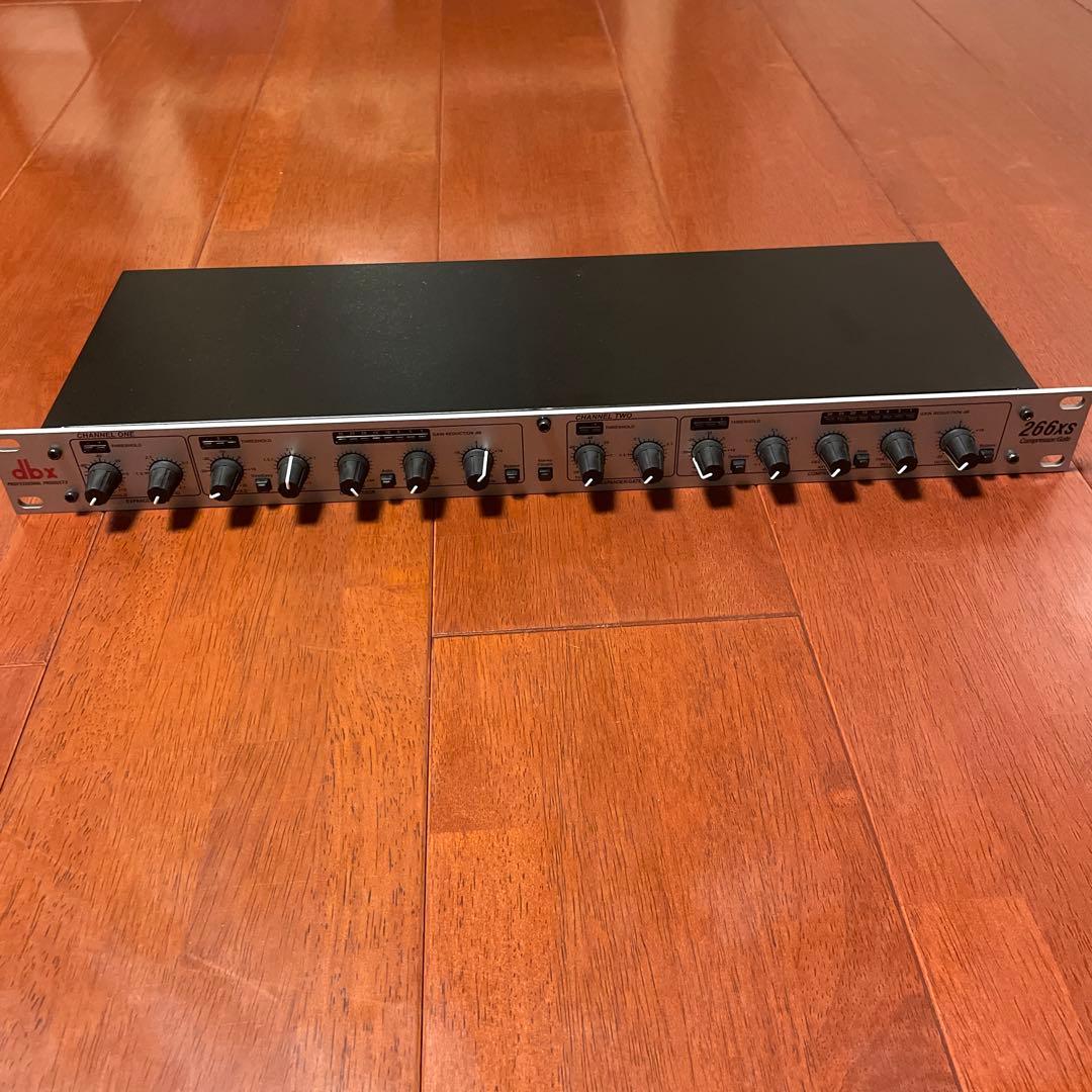 dbx 266xs コンプレッサー 1Uラックマウント