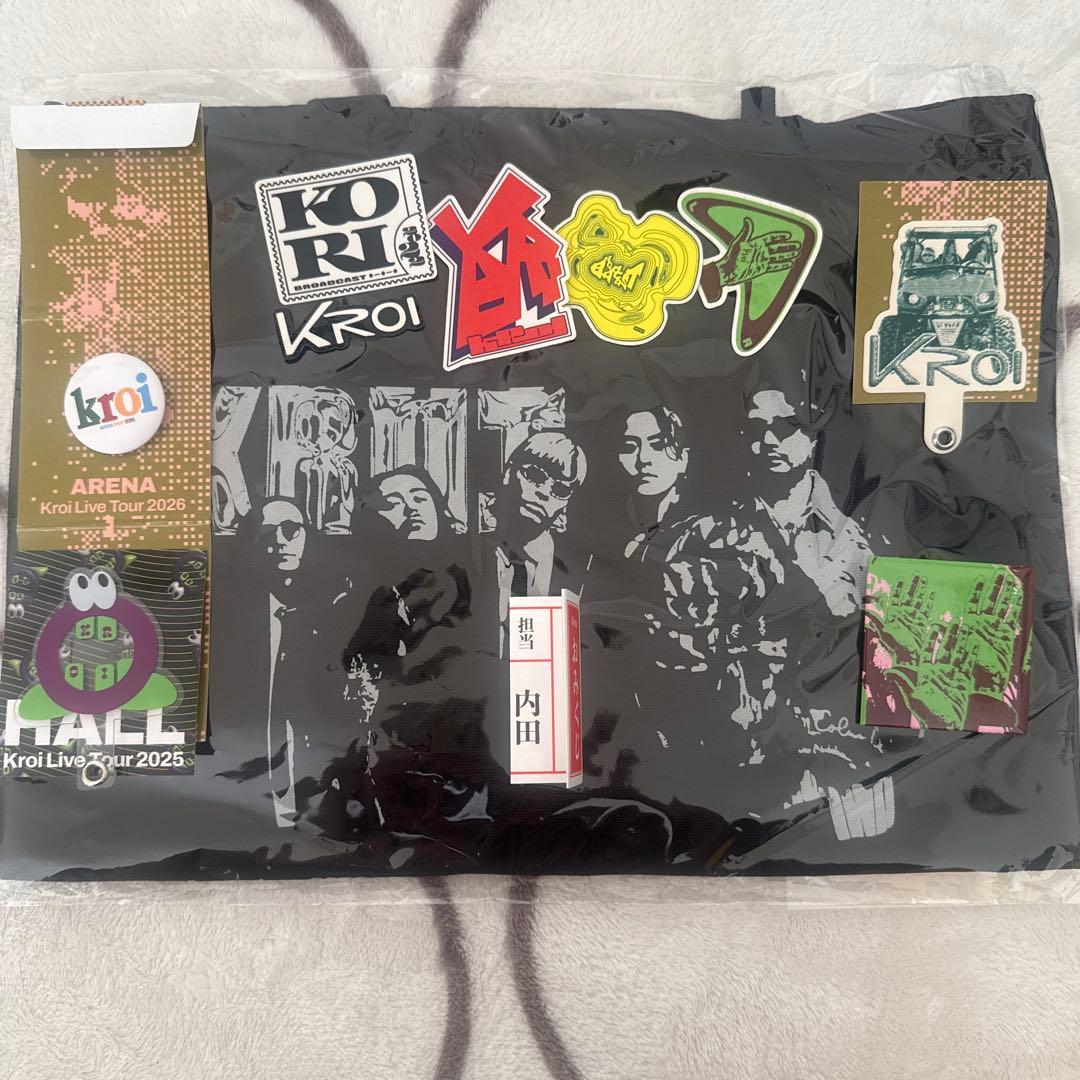 Kroi アリーナツアー 非売品トートバッグ 缶バッジ ステッカー おみくじ