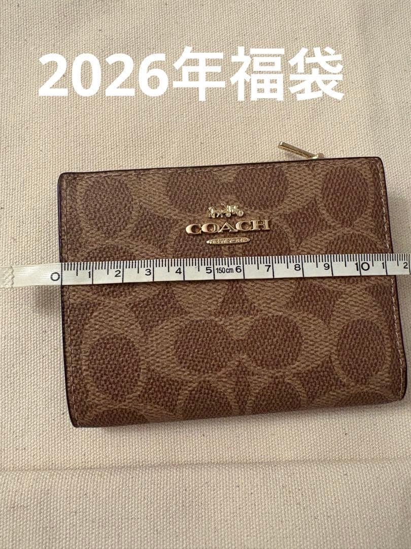 COACH 2026年福袋　シグネチャー 二つ折り財布