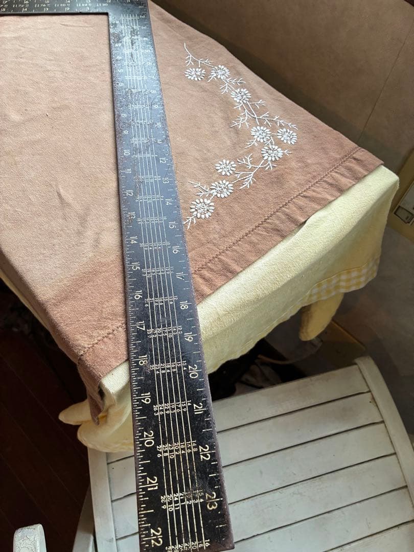 アンティーク　L字　スケール　ルーラー　定規LUDELL 建築家　大工　特大レア