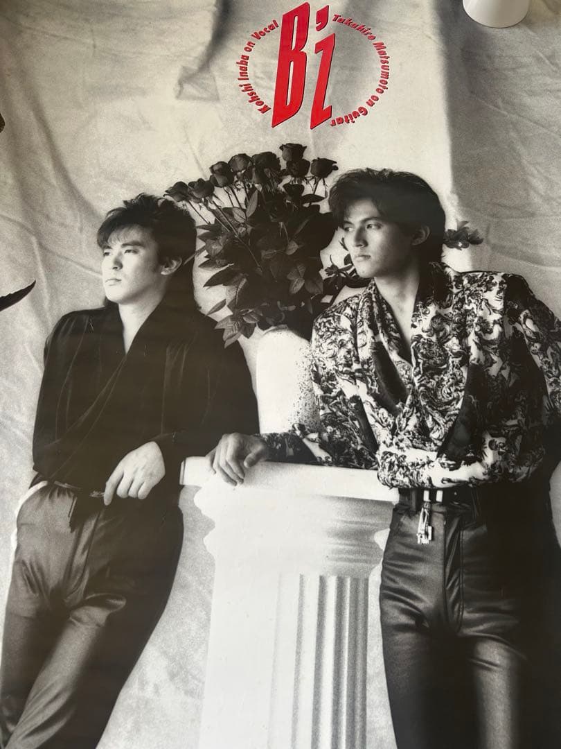 貴重　B'z LIVE GYM 1990“BREAK THROUGH” ポスター