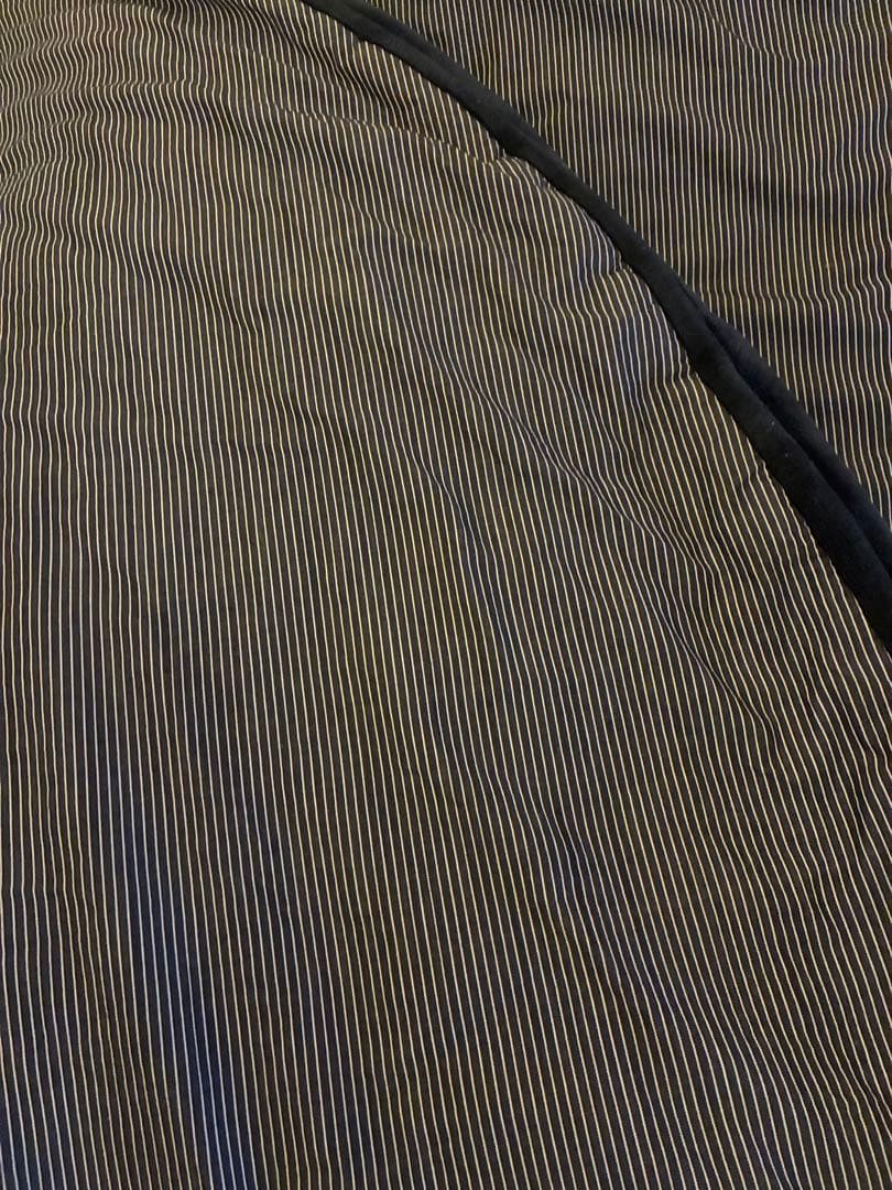 楽　ナチュラル木製楕円形こたつ　デニム布団セット