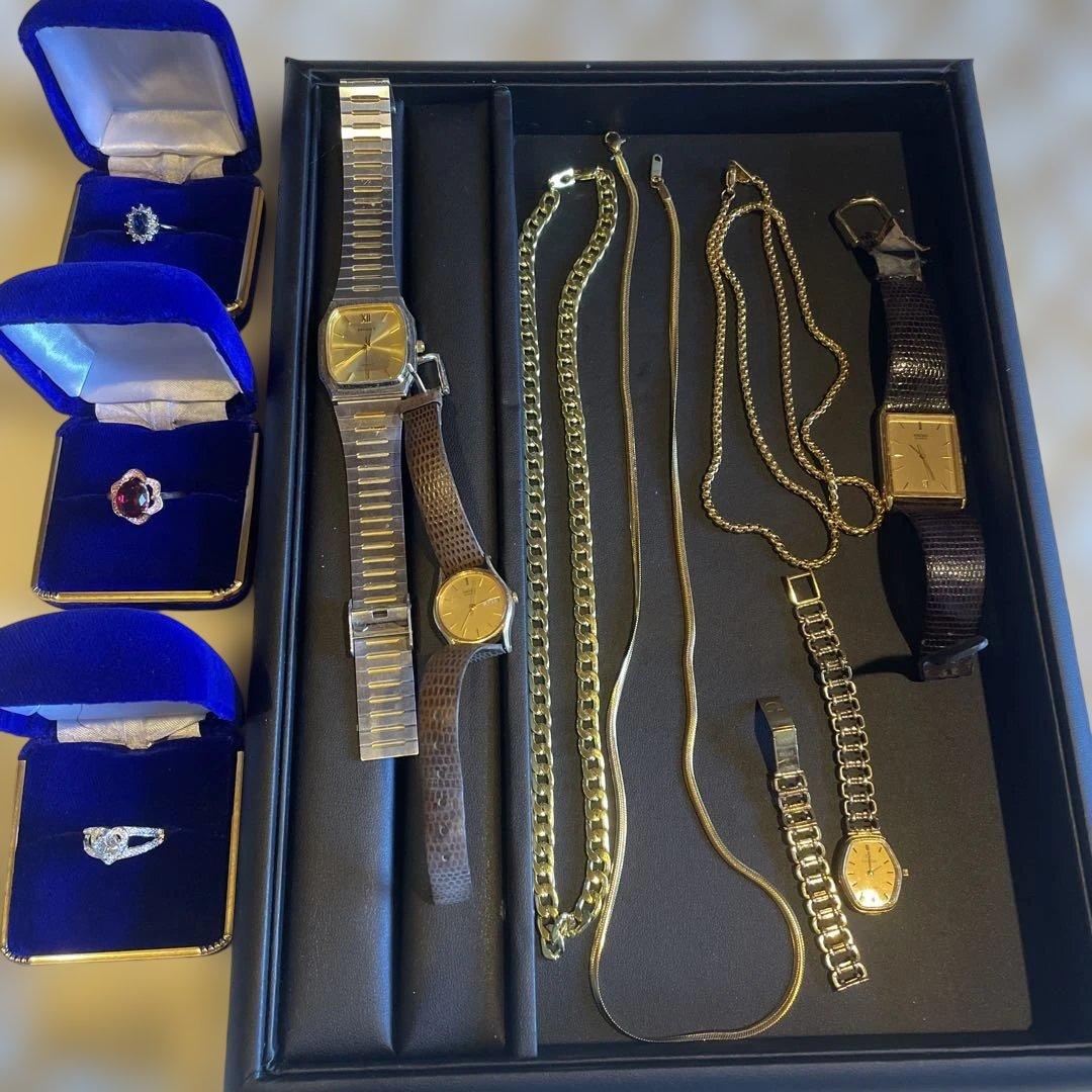 生前整理　指輪　ネックレス 時計まとめ売り
