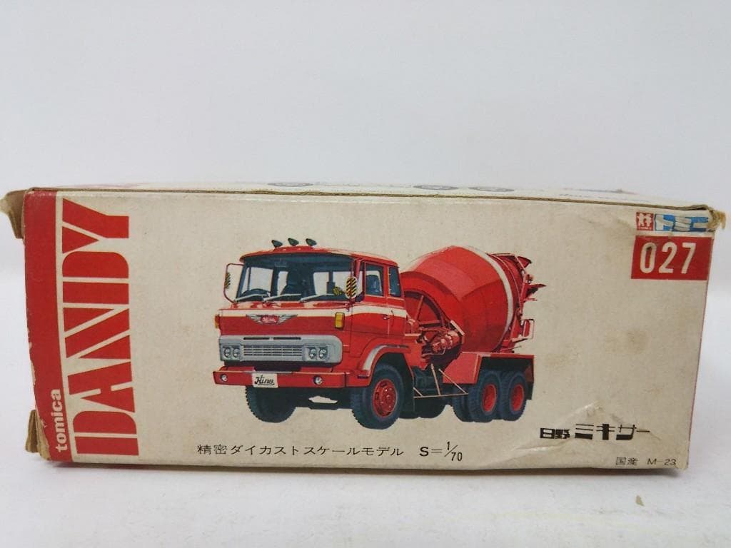 ■ TOMICA トミカダンディ『1/70 Ｍ-23 日野ミキサー 希少モデル。