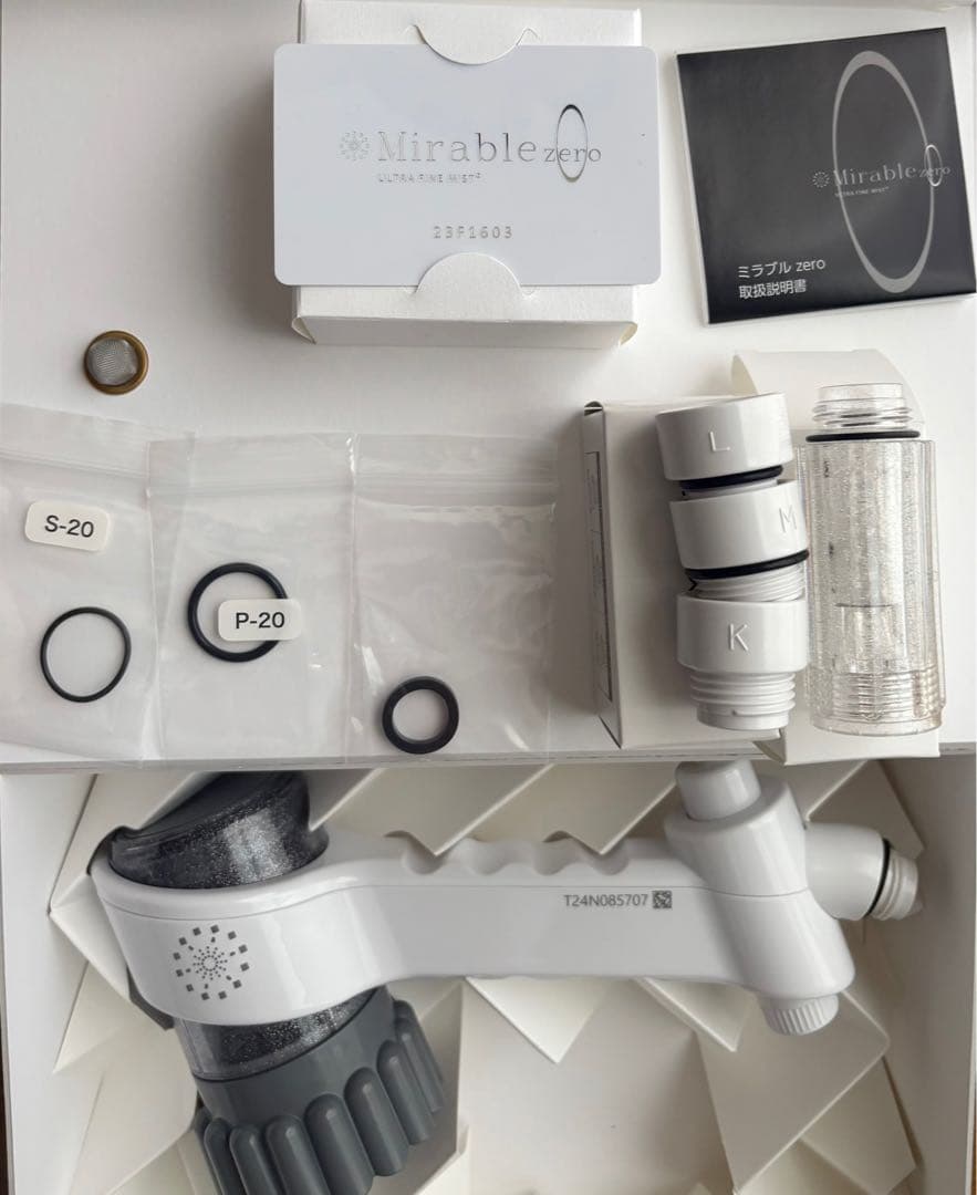 ミラブル zero シャワーヘッド ウルトラファインバブル