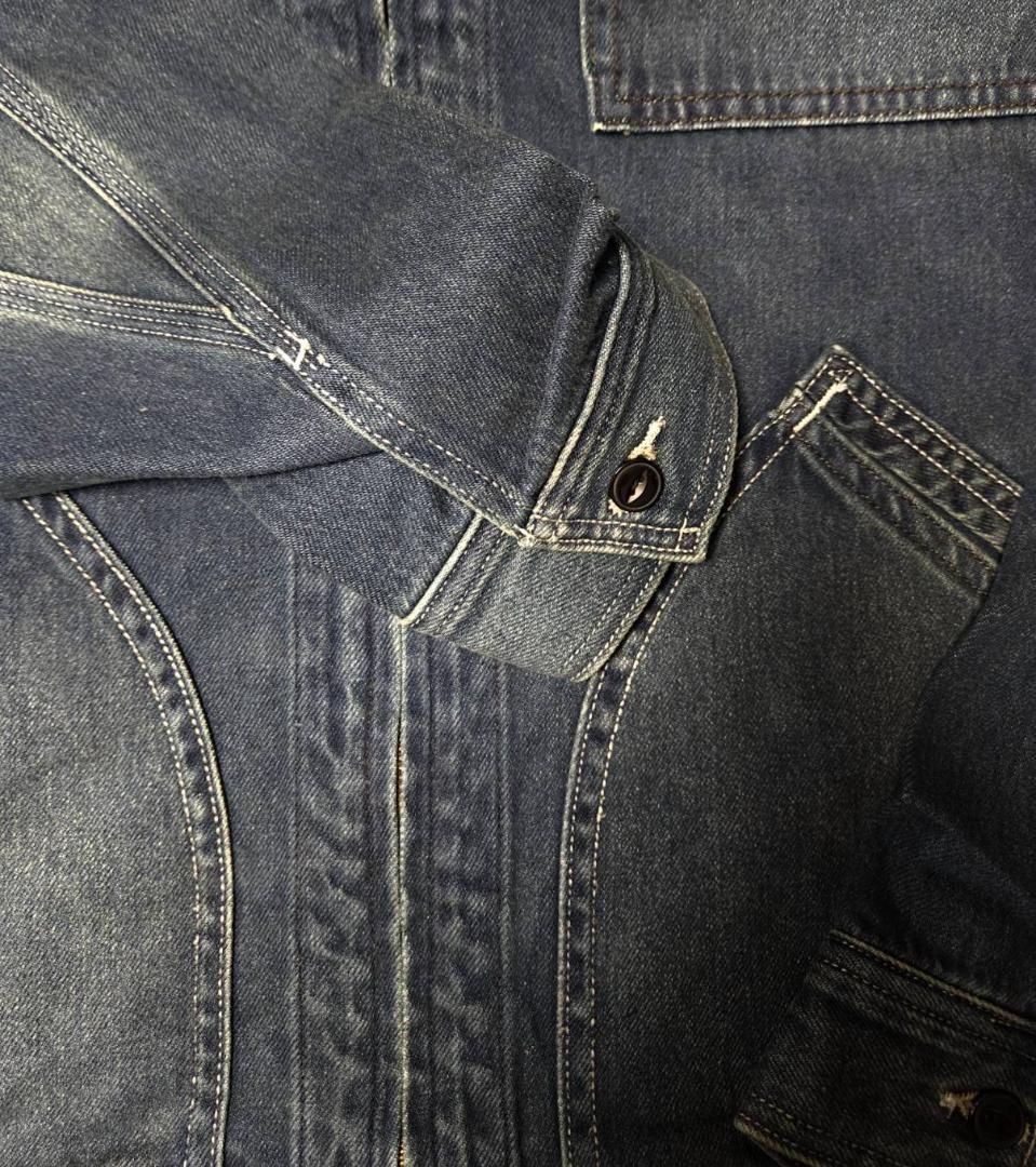 送料無料/新品未使用DOUBLE RLデニム前開きZIPジャケット （XL)