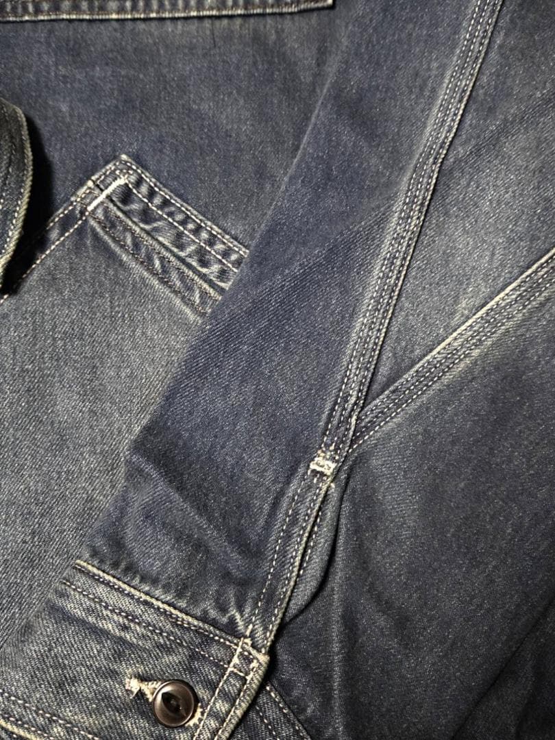 送料無料/新品未使用DOUBLE RLデニム前開きZIPジャケット （XL)