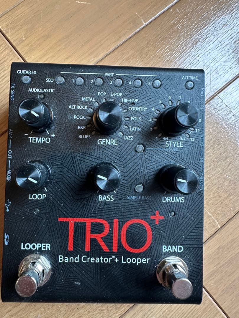 ギター Digitech TRIO+ Band Creator + Looper