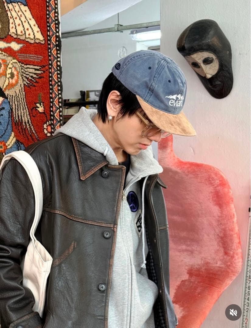 マウスラビット　パーカー　グレー　イェソン　韓国　YESTHEDAY