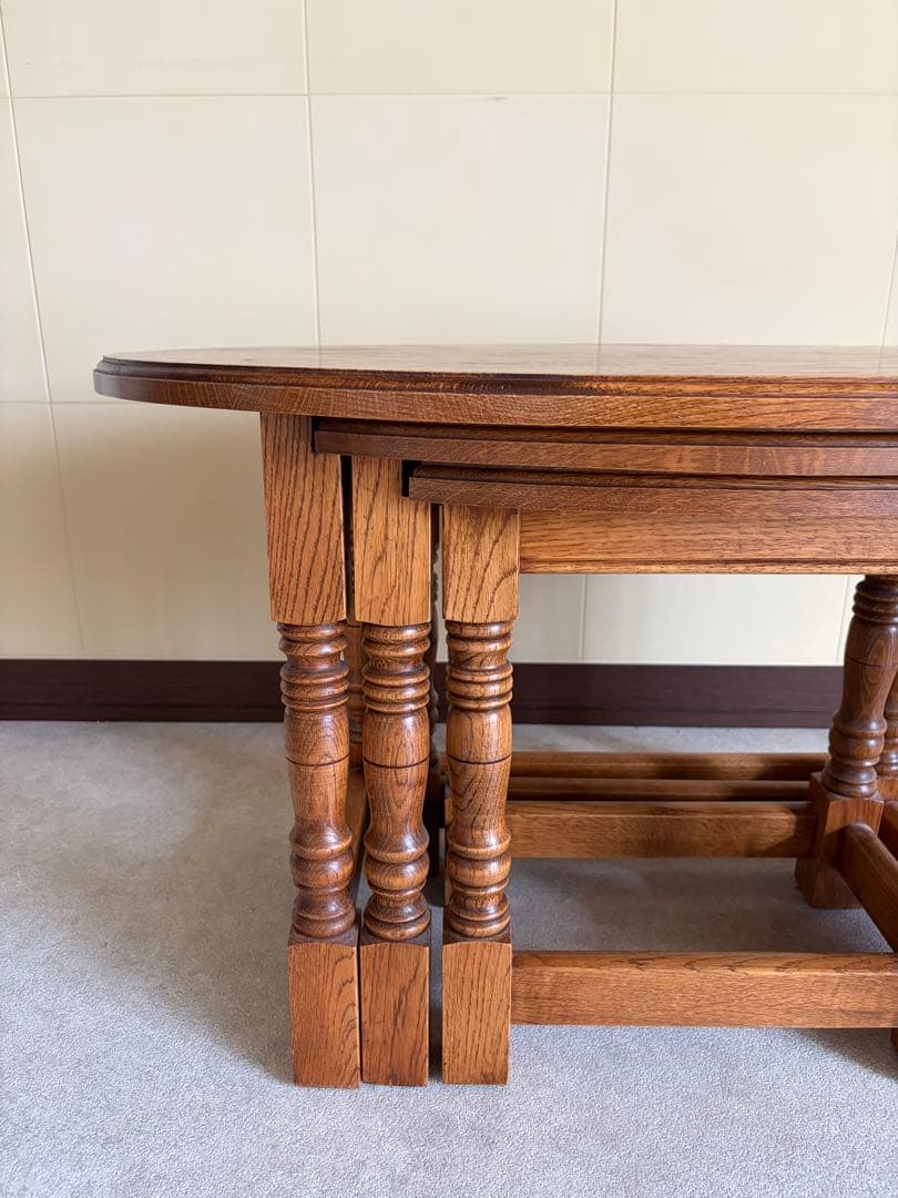 ロ*ブ様 ロイズアンティークス　ネストテーブル 3個セット