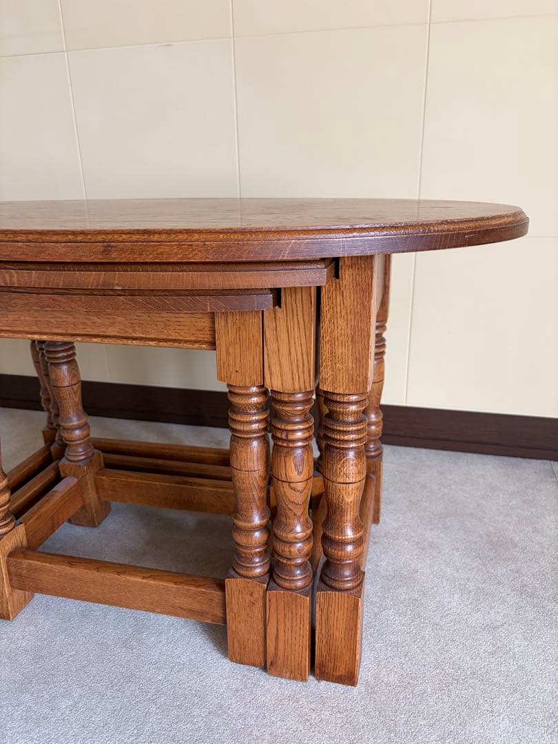 ロ*ブ様 ロイズアンティークス　ネストテーブル 3個セット