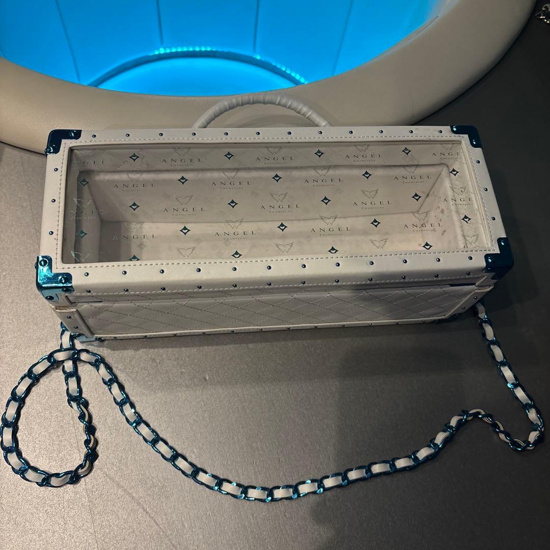 専用　ANGEL 透明バッグ ホワイト 紫 青