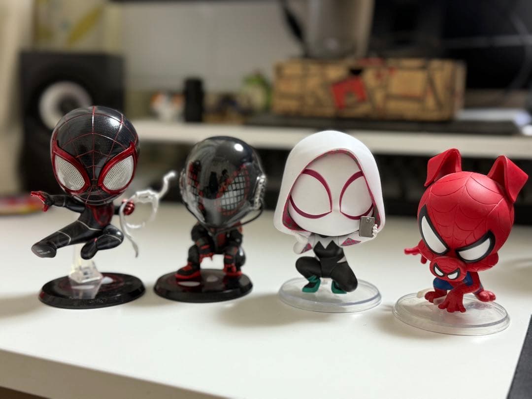 スパイダーマン フィギュア コスベイビー　4体セット