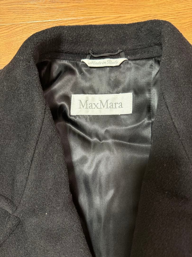 MaxMara ダブルブレスト チェスターコート 白タグ 42