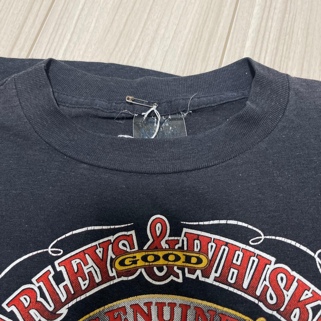 Used 80s ハーレー3DEMBLEM good TシャツXL/フェード