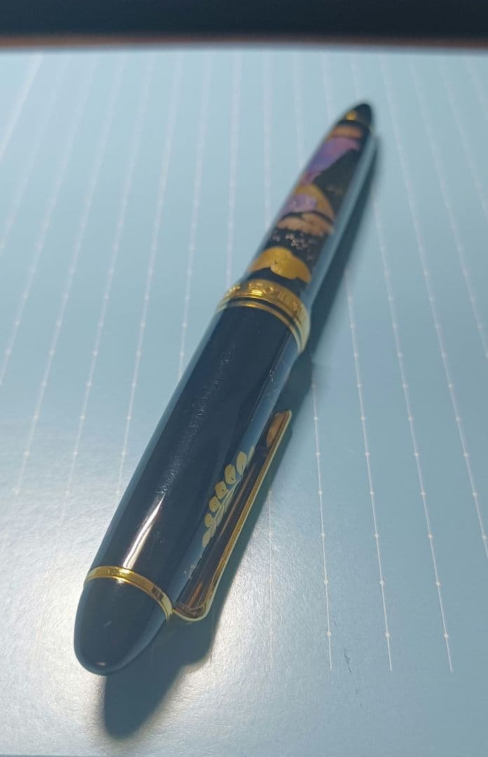 セーラー万年筆 SAILOR万年筆 源氏物語 万年筆 蒔絵 廃盤 若紫 M