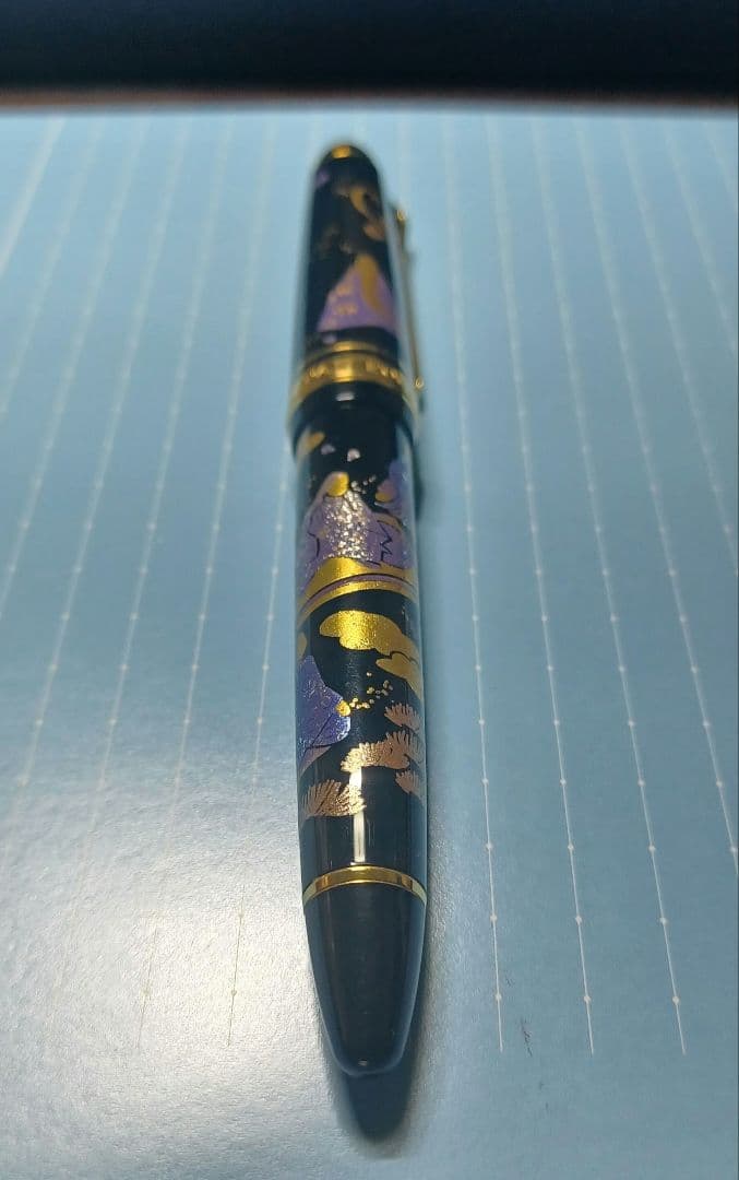 セーラー万年筆 SAILOR万年筆 源氏物語 万年筆 蒔絵 廃盤 若紫 M