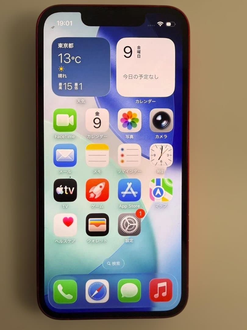 Apple iPhone 13 (PRODUCT RED) 本体
